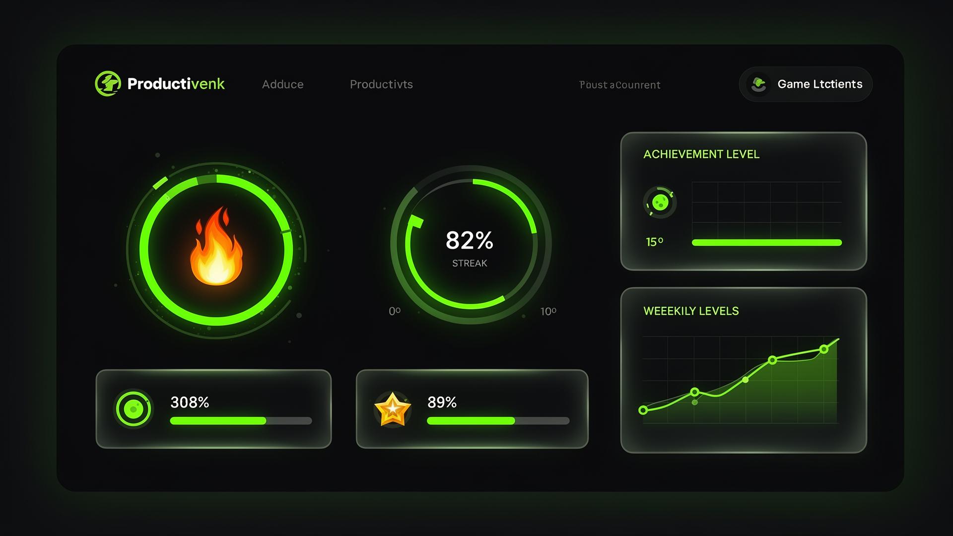 Dashboard gamificado